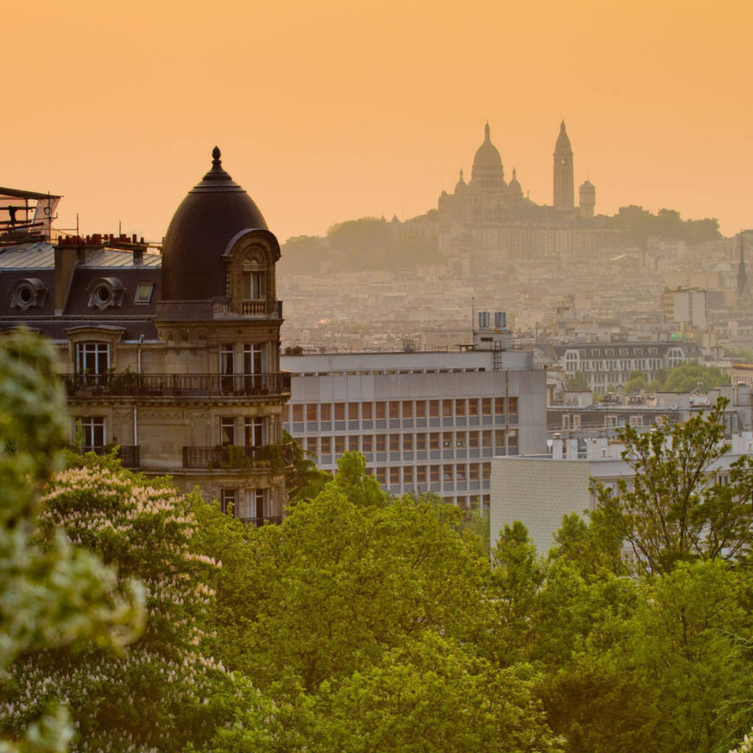 Buttes Chaumont - View of Sacre Couer