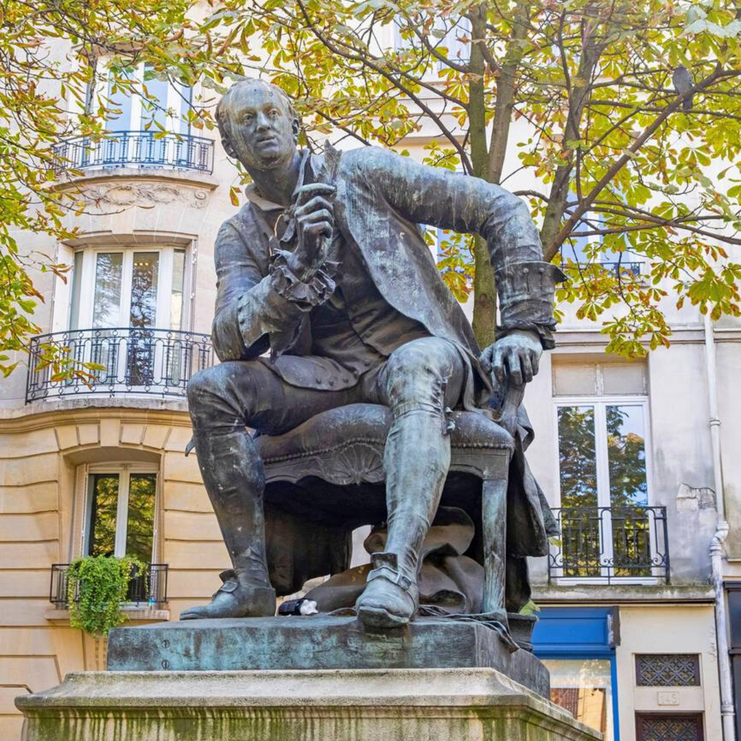 Saint Germain des Prés - Diderot Statue